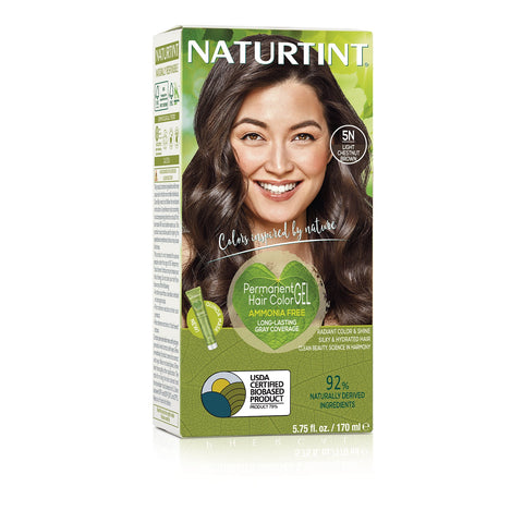 Naturtint Light Chestnut Brown 5N Permanent Hair Color, 5.28 Fo (Pack of 3)
