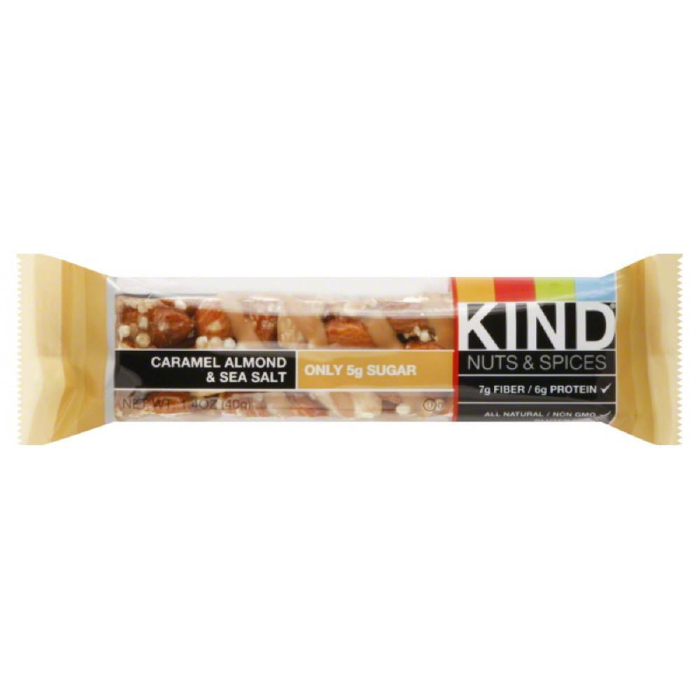 Kind Caramel Almond & Sea Salt Nuts & Spices Bar, 1.4 Oz (Pack of 12)