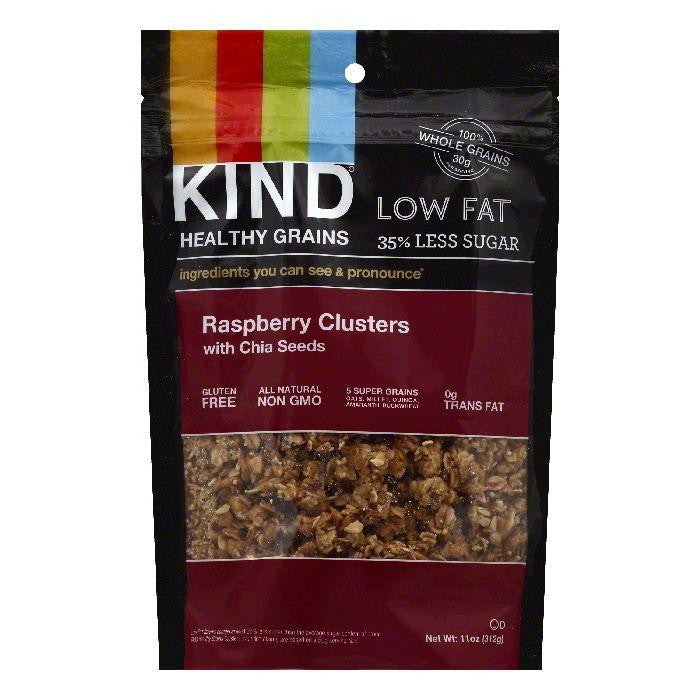 Kind Raspberry Clusters with Chia Seeds, 11 OZ (Pack of 6)