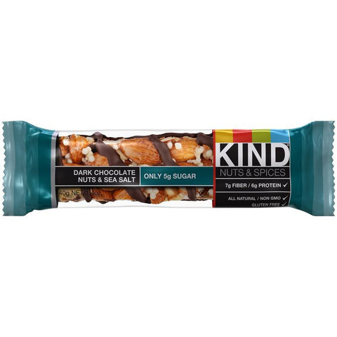 KIND Dark Chocolate Nuts & Sea Salt 1.4 Oz Bar (Pack of 12)
