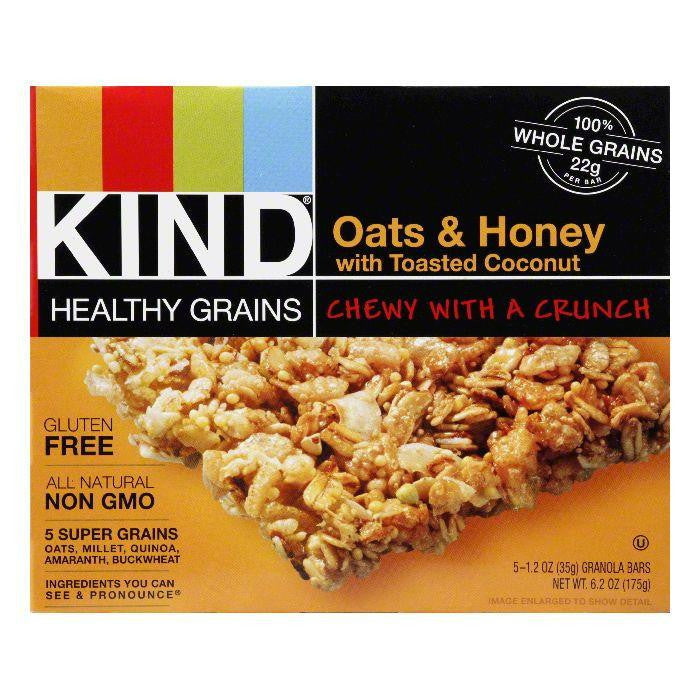 Kind Bar Granola Oat Honey Coconut 5pk Gluen Free, 6 OZ (Pack of 8)