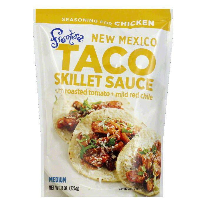 Frontera Pouch Medium New Mexico Taco Skillet Sauce Seasoning for Chicken, 8 OZ (Pack of 6)