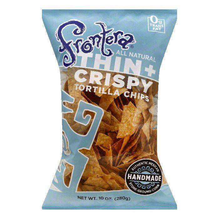 Frontera Thin + Crispy Tortilla Chips, 10 OZ (Pack of 12)