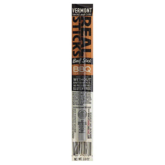 Vermont Smoke And Cure Beef Stick with BBQ Seasonings, 1 Oz (Pack of 24)