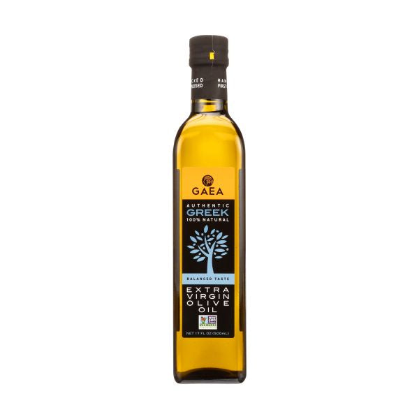 GAEA Authentic Greek Extra Virgin Olive Oil, 17 OZ (Pack of 6)