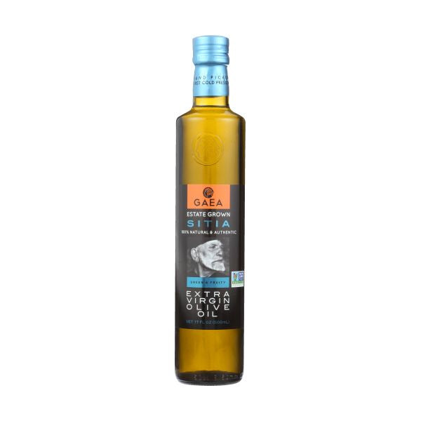 GAEA Estate Grown SITIA Extra Virgin Olive Oil, 17 OZ (Pack of 6)