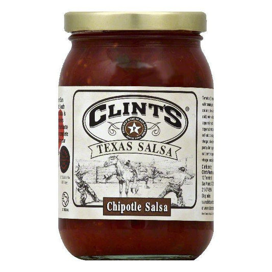 Clints Chipotle Texas Salsa, 16 OZ (Pack of 6)