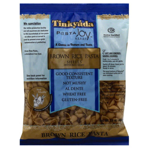 Tinkyada Shells Brown Rice Pasta, 16 Oz (Pack of 12)