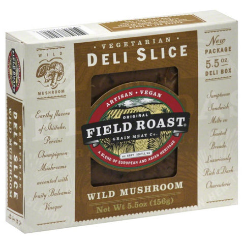 Field Roast Deli Slice Vegetarian Wild Mushroom, 5.5 Oz (Pack of 12)
