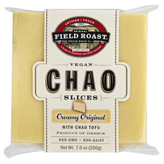 Field Roast Vegan Creamy Original Chao Slices, 7 Oz (Pack of 8)