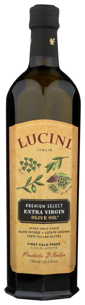 Lucini Olive Oil Extra Virgin Premium Select, 25.4 OZ (Pack of 6)