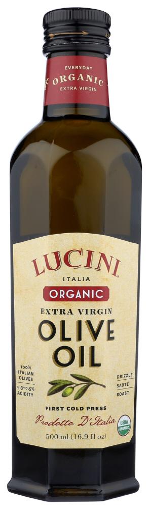 Lucini Organic Extra Virgin Olive Oil, 16.9 Oz (Pack of 6)