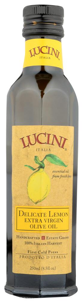 Lucini Delicate Lemon Extra Virgin Olive Oil, 8.5 OZ (Pack of 6)