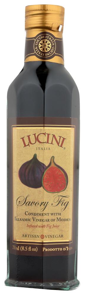 Lucini Savory Fig Condiment with Balsamic Vinegar of Modena, 8.5 OZ (Pack of 6)