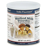 Soda Fountain Malted Milk Powder, 16 Oz (Pack of 6)
