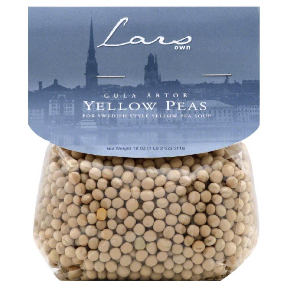 Lars Own Yellow Peas, 18 Oz (Pack of 6)