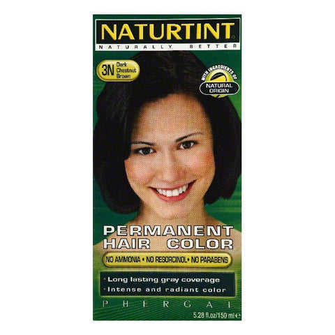 Naturtint Dark Chestnut Brown 3N Permanent Hair Color, 5.28 OZ (Pack of 3)