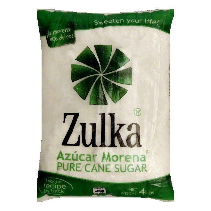 Zulka Cane Sugar, 4 LB (Pack of 10)
