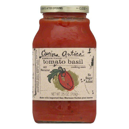 Cucina Antica Tomato Basil Pasta Sauce, 25 OZ (Pack of 6)