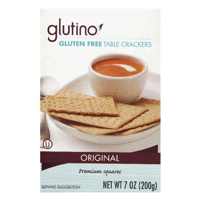 Glutino Gluten Free Table Crackers, 7 Oz (Pack of 12)
