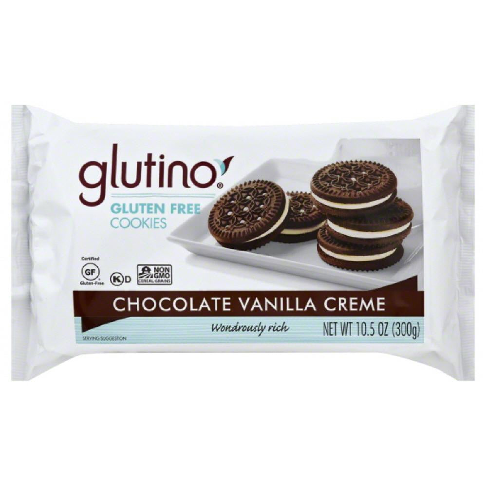 Glutino Gluten Free Chocolate Vanilla Creme Cookies, 10.6 Oz (Pack of 12)