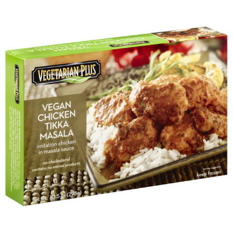 Vegetatian Plus Tikka Masala Vegan Chicken, 10.5 Oz (Pack of 12)
