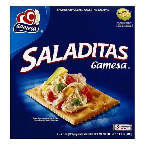 Gamesa Saladitas Crackers, 2 ea (Pack of 12)