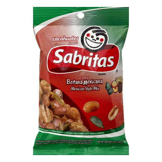 Sabritas Mexican Style Mix Peanuts, 7 OZ (Pack of 12)