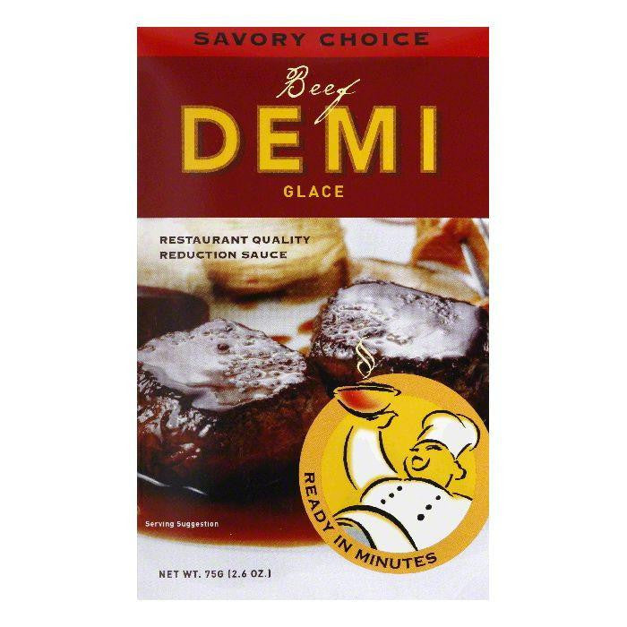 Savory Choice Beef Demi Glace, 2.6 OZ (Pack of 12)