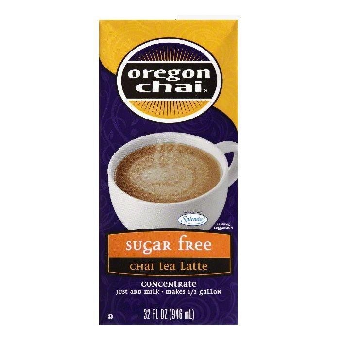 Oregon Chai Sugar Free Organic Chai, 32 FO (Pack of 6)