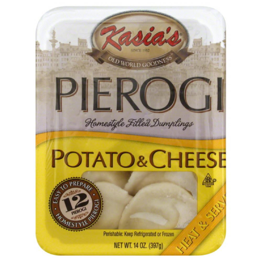 Kasias Potato & Cheese Pierogies, 14 Oz (Pack of 6)