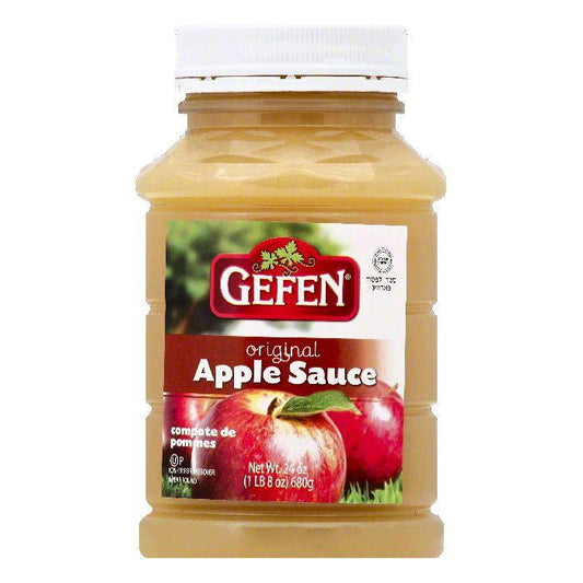 Gefen Original Apple Sauce, 24 OZ (Pack of 12)