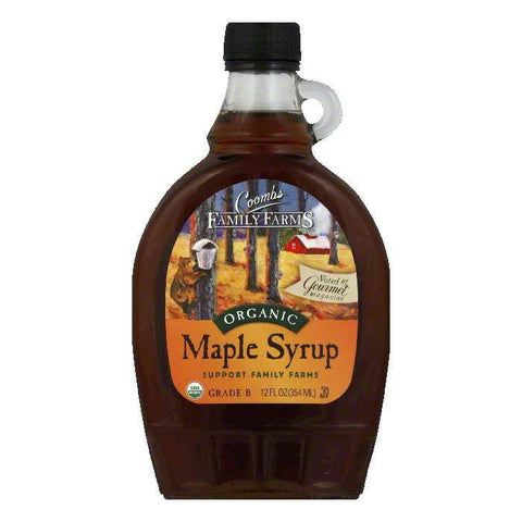 Coombs Maple Syrup Grade B Organic, 12 OZ (Pack of 12)