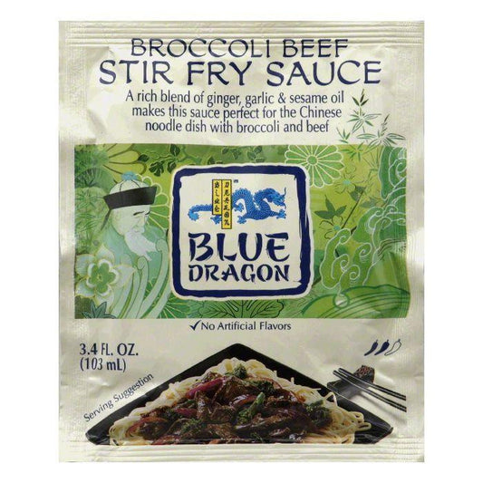 Blue Dragon Broccoli Beef Stir Fry Sauce, 3.4 Oz (Pack of 12)