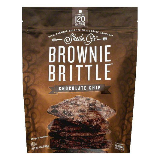 Sheila Gs Chocolate Chip Brownie Brittle, 5 OZ (Pack of 12)