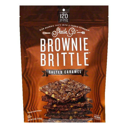 Sheila Gs Salted Caramel Brownie Brittle, 5 OZ (Pack of 12)