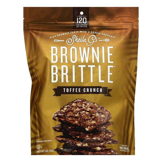 Sheila Gs Toffee Crunch Brownie Brittle, 5 OZ (Pack of 12)