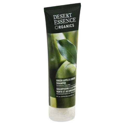 Desert Essence Green Apple & Ginger Shampoo, 8 Oz (Pack of 3)