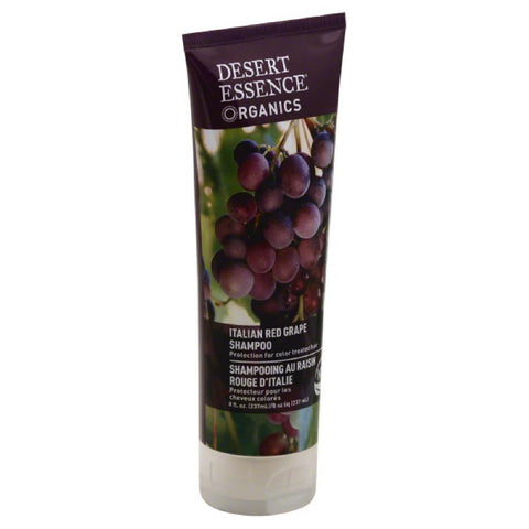 Desert Essence Italian Red Grape Shampoo, 8 Oz (Pack of 3)