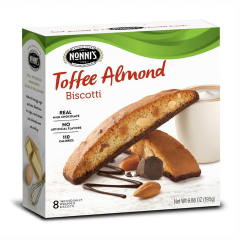 Nonni's Toffee Almond Biscotti 6.88 oz (Pack of 6)
