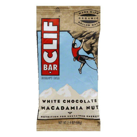 Clif Bar White Chocolate Macadamia, 2.4 OZ (Pack of 12)