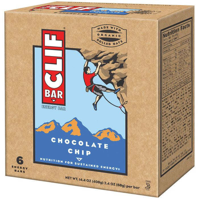 CLIF Bar Chocolate Chip Energy Bars 6 ct (Pack of 9)