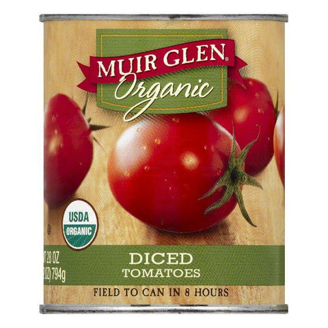 Muir Glen Diced Tomatoes, 28 OZ (Pack of 12)
