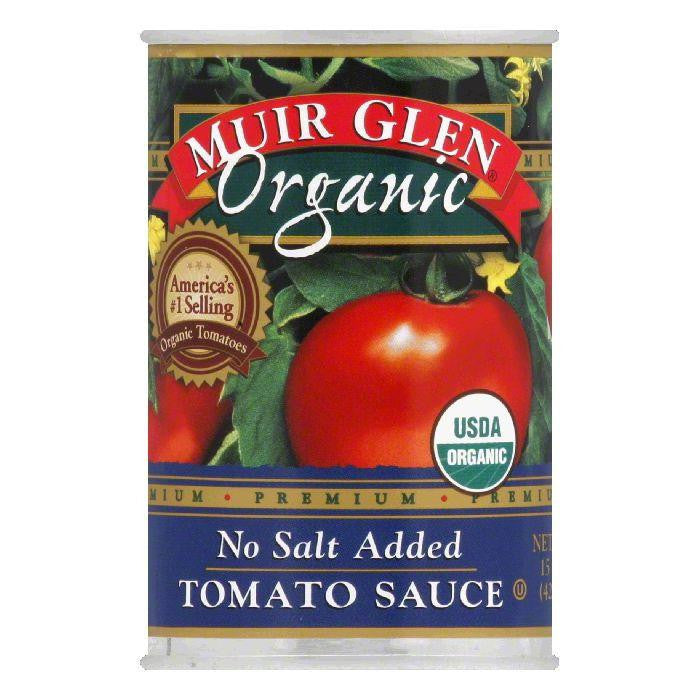 Muir Glen Tomato Sauce No Salt Added, 15 OZ (Pack of 12)