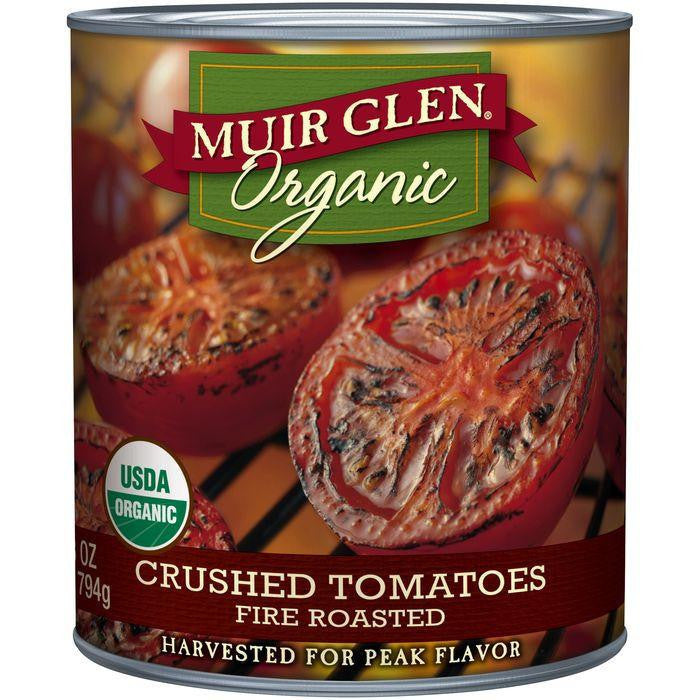 Muir Glen Organic Fire Roasted Crushed Tomatoes 28 Oz (Pack of 12)