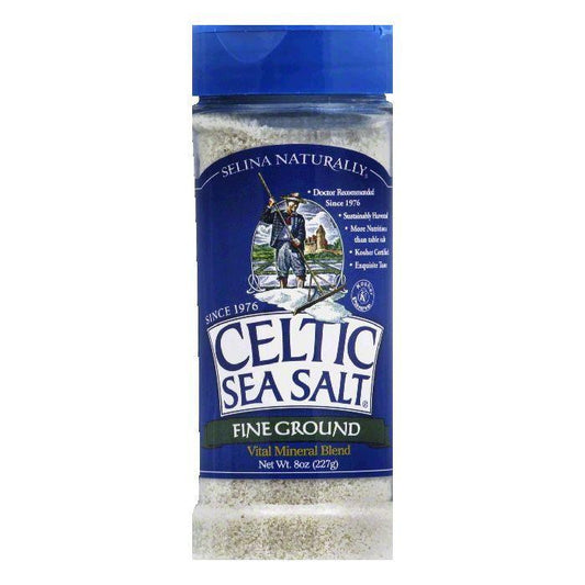 Celtic Sea Salt Fine Ground Shaker, 8 OZ (Pack of 6)