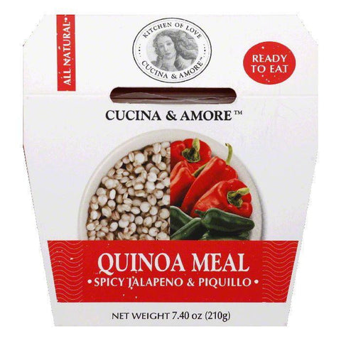 Cucina & Amore Spicy Jalapeno & Piquillo Quinoa Meal, 7.4 OZ (Pack of 6)