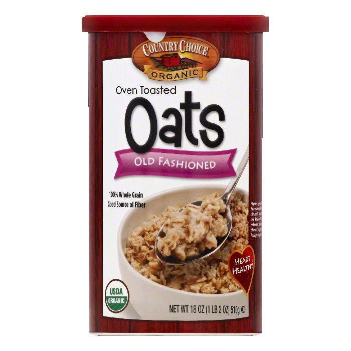 Country Choice Old Fashioned Oven Toasted Oats, 18 OZ (Pack of 6)