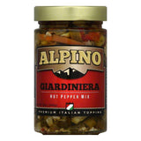 Alpino Giardiniera Hot Pepper Mix, 12 Oz (Pack of 6)
