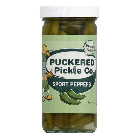 Puckered Pickle Peppers Sport, 8 OZ (Pack of 12)